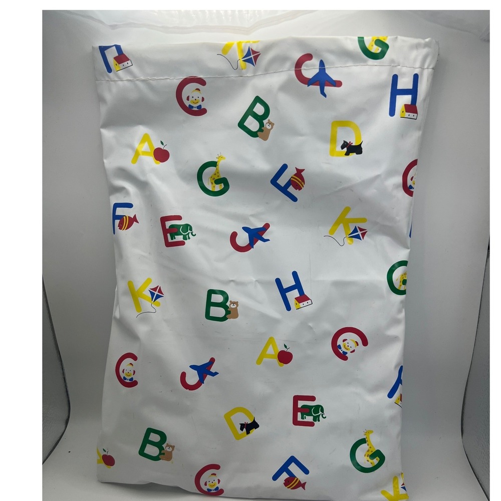 HIMARK KIDS KLUB Melamine Tray with Bag Primary Colors Clowns VTG 90s